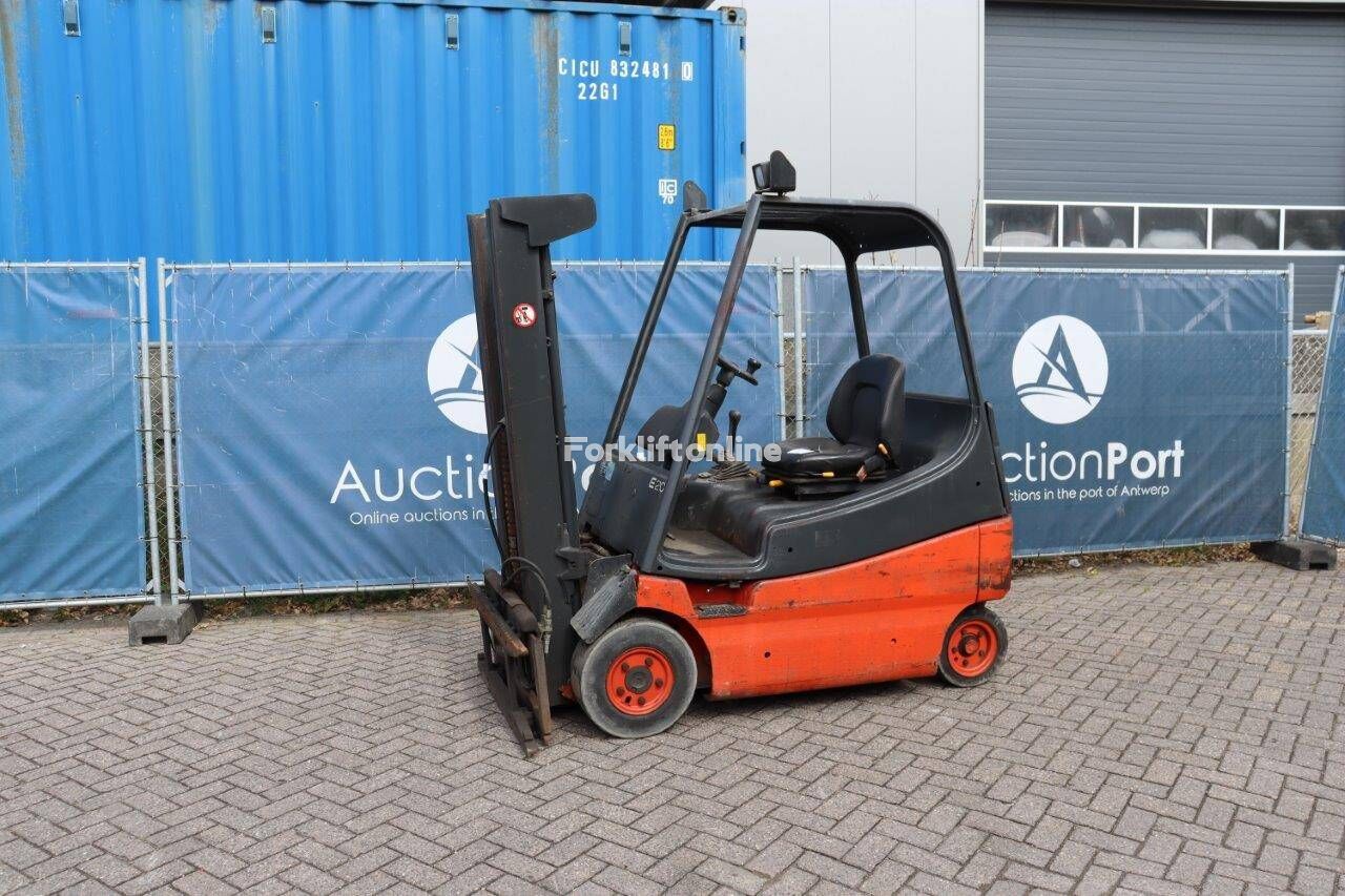 Linde E20L electric forklift