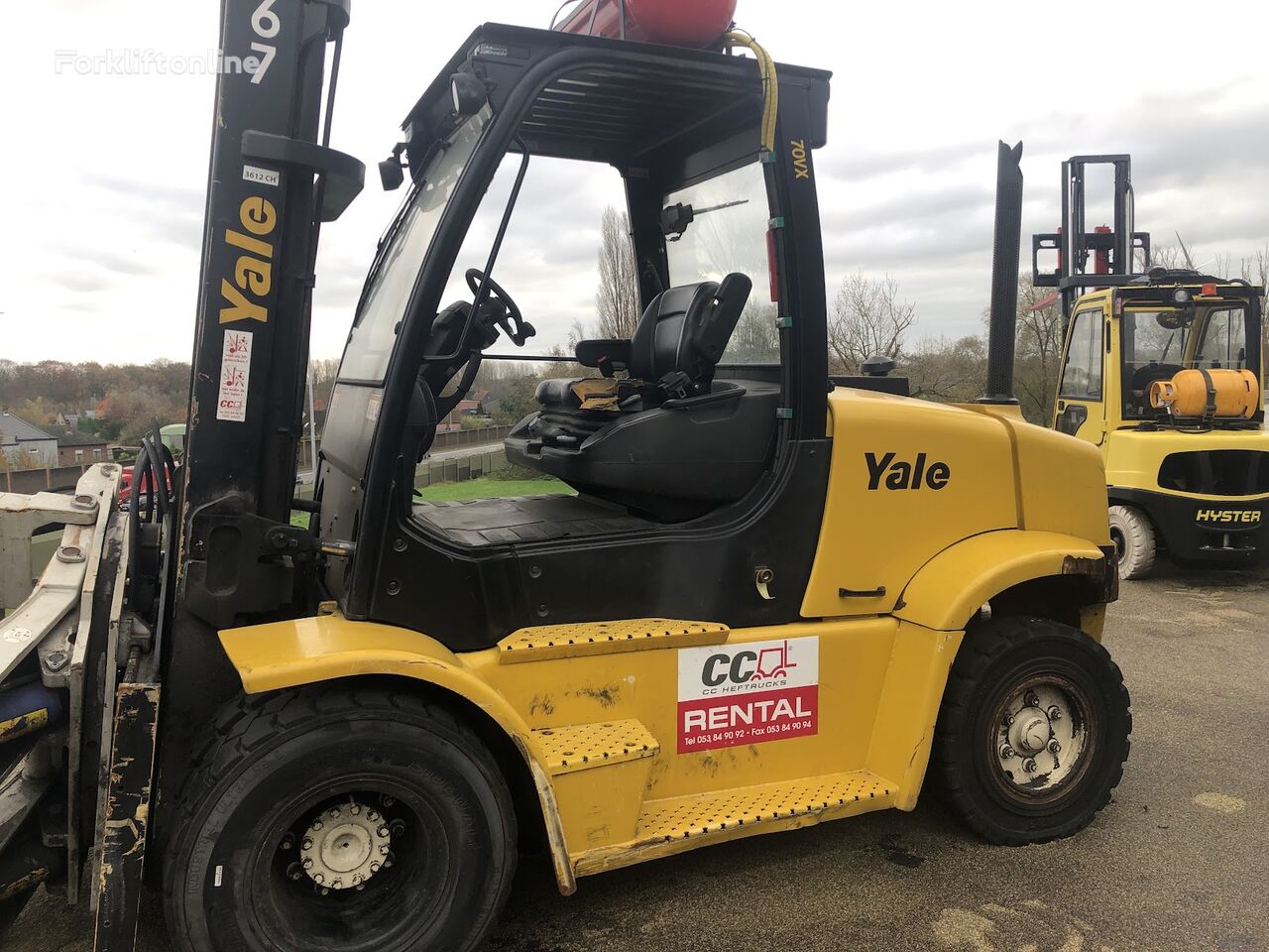 Yale GLP70VX gas forklift