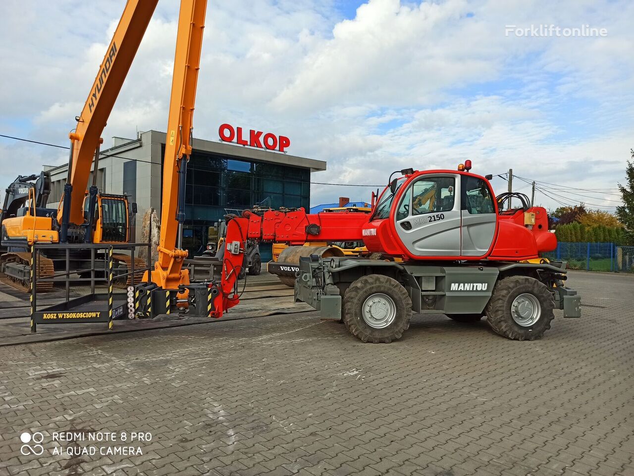 Manitou MRT 2150 Znak CE- ŚWIADECTWO DOZORU TECHNICZNEGO   RATY - KREDYT rotating telehandler